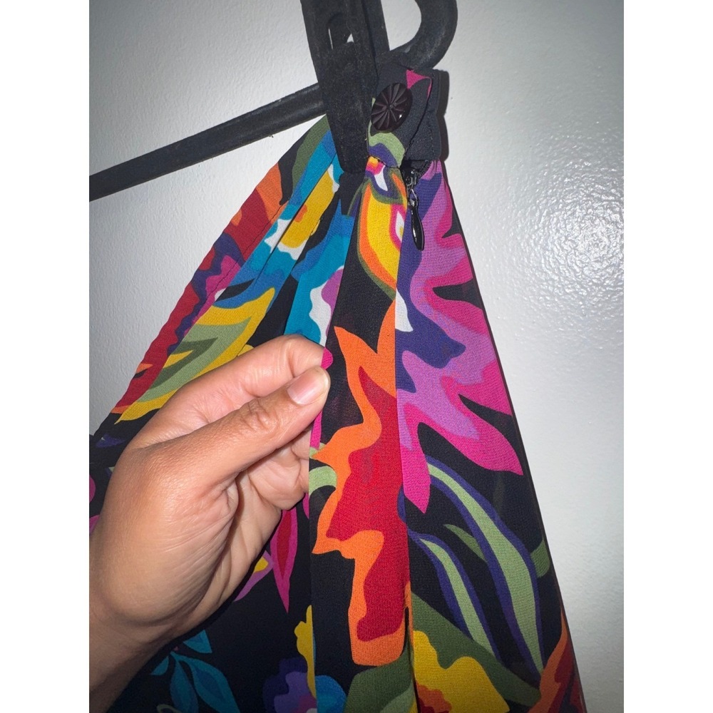 Coldwater Creek Plus Sz 3X Colorful Floral Maxi Skirt Boho Modest - Picture 3 of 8